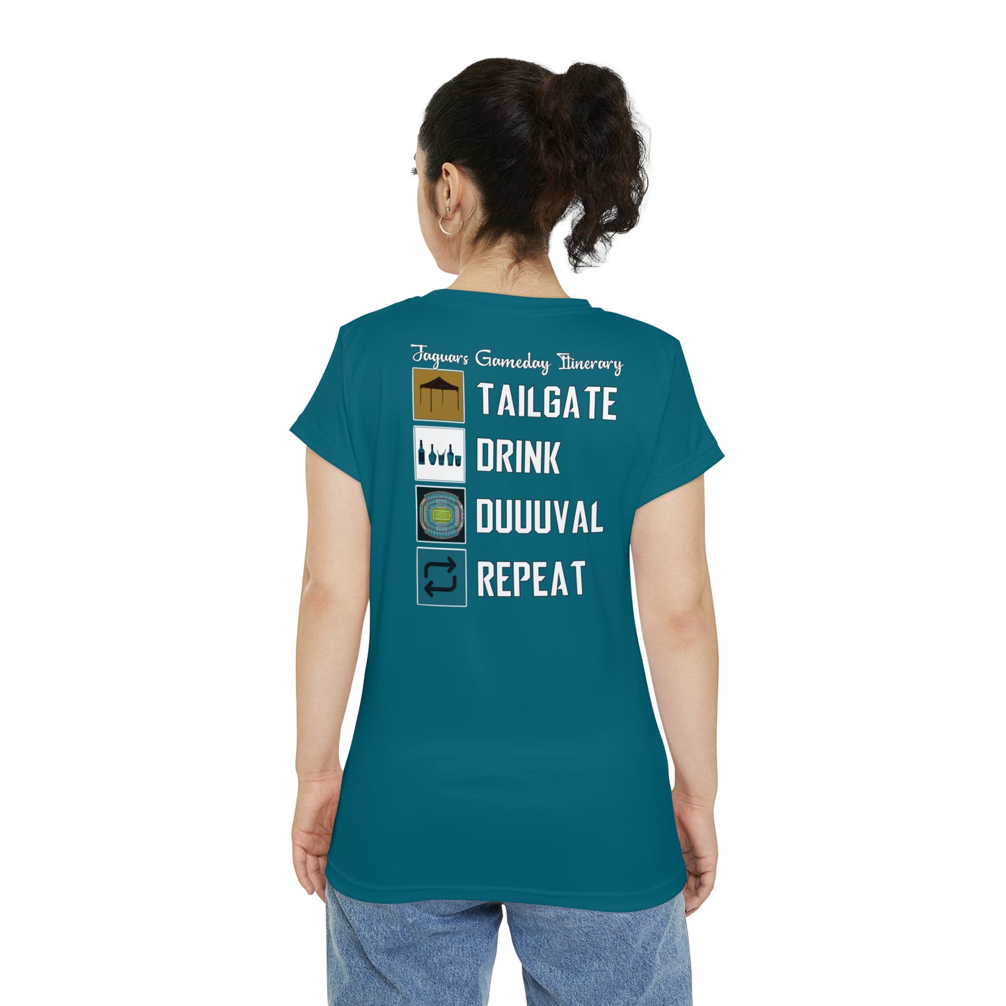 Jaguars Teal Gameday Women's Tee