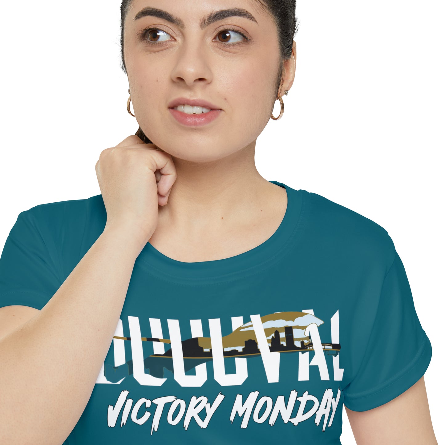 Victory Monday Teal Women's Tee