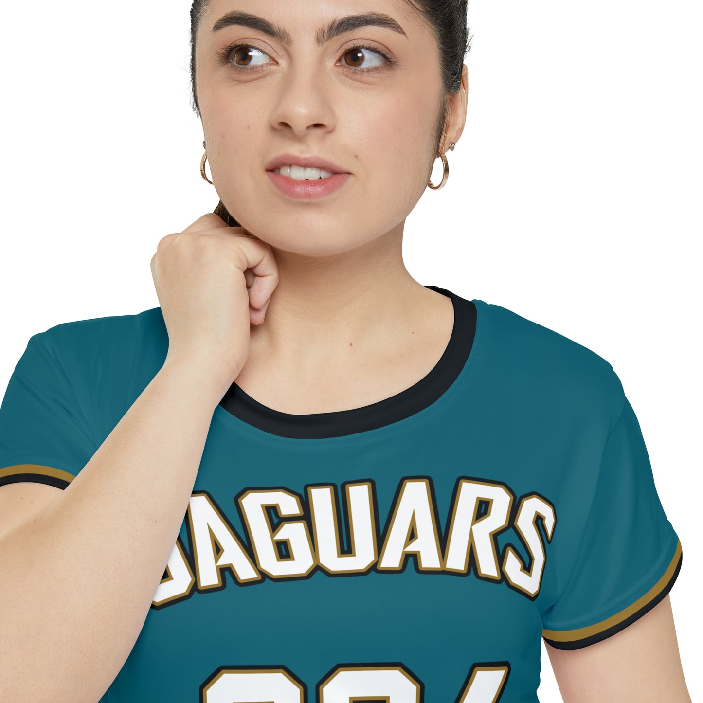 Jaguars Women's Teal Jersey Tee