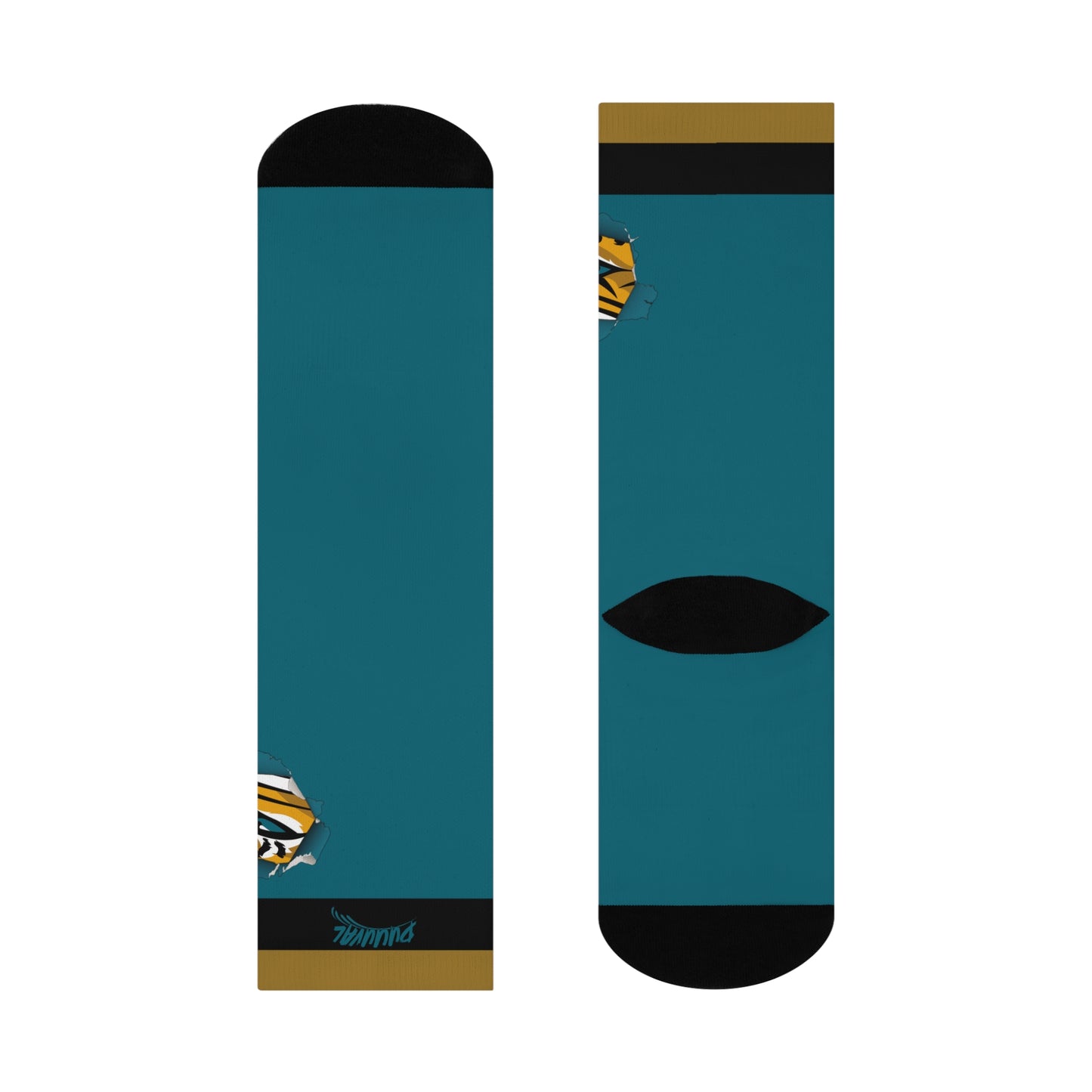 Teal Crew Socks