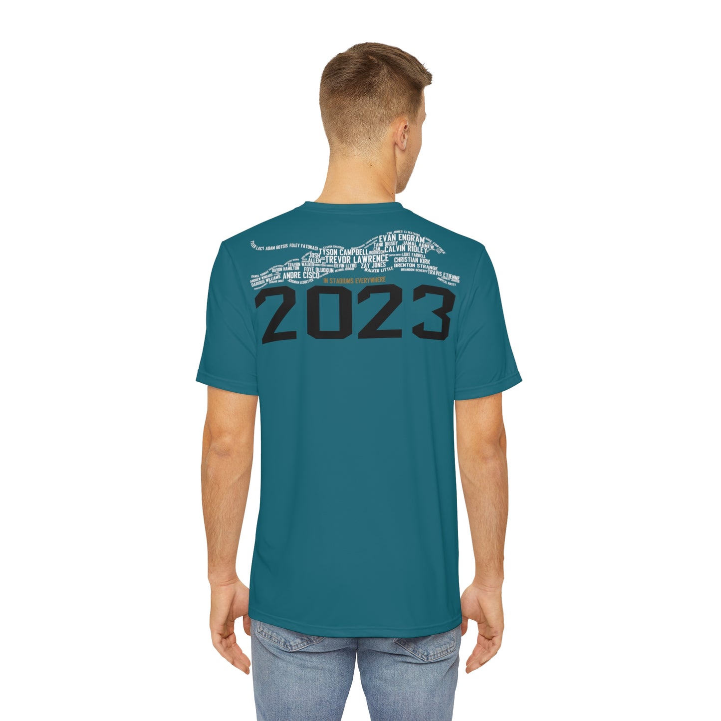 The Script Men's Teal Tee