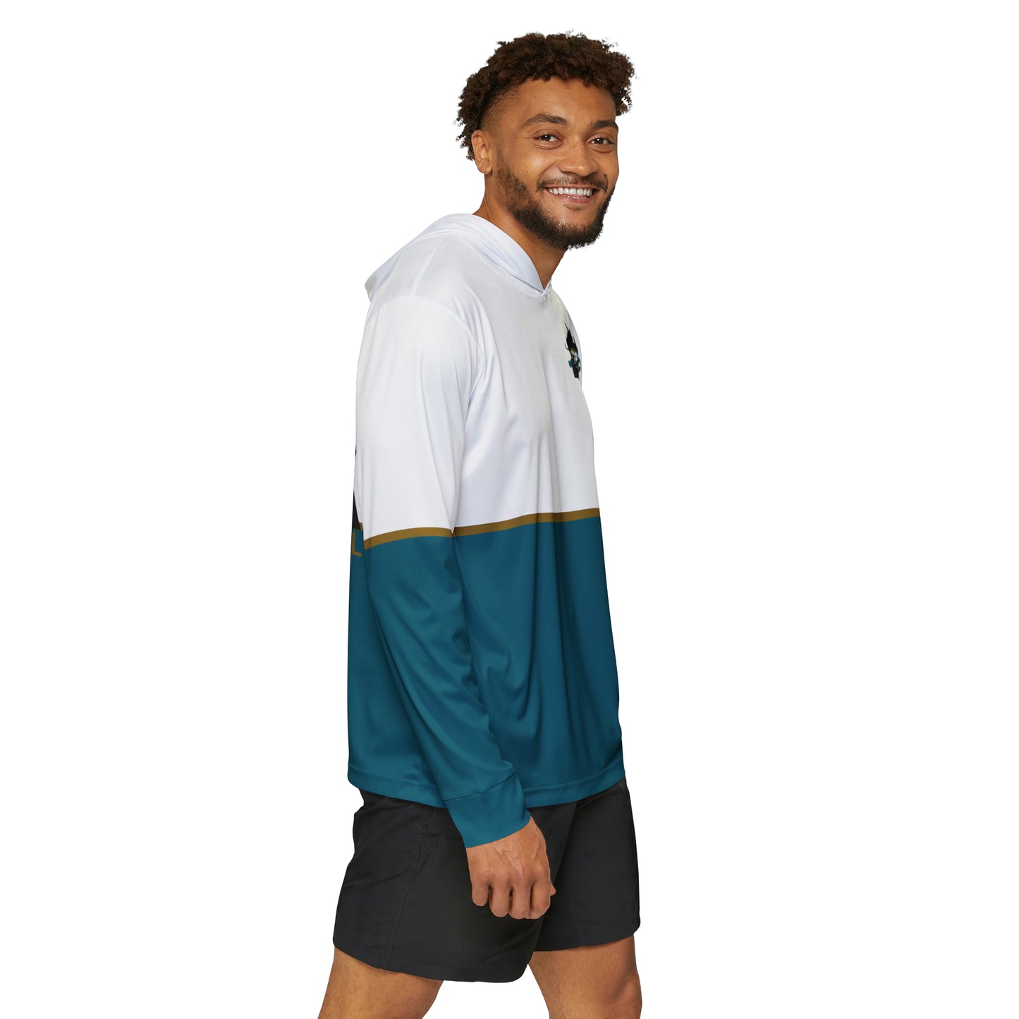 Sun Defender Lightweight Hoodie - White Combo/Unisex