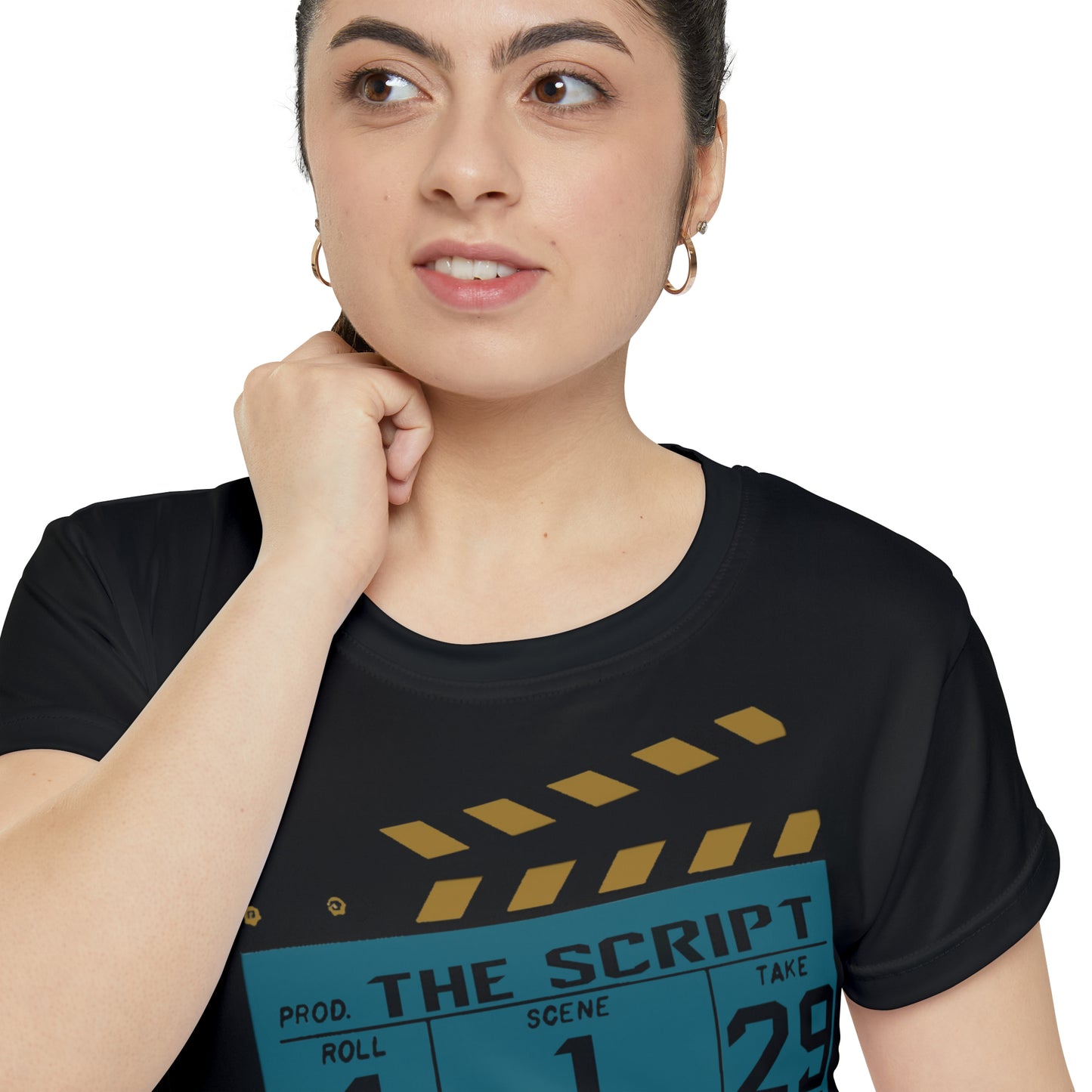 The Script Women's Black Tee