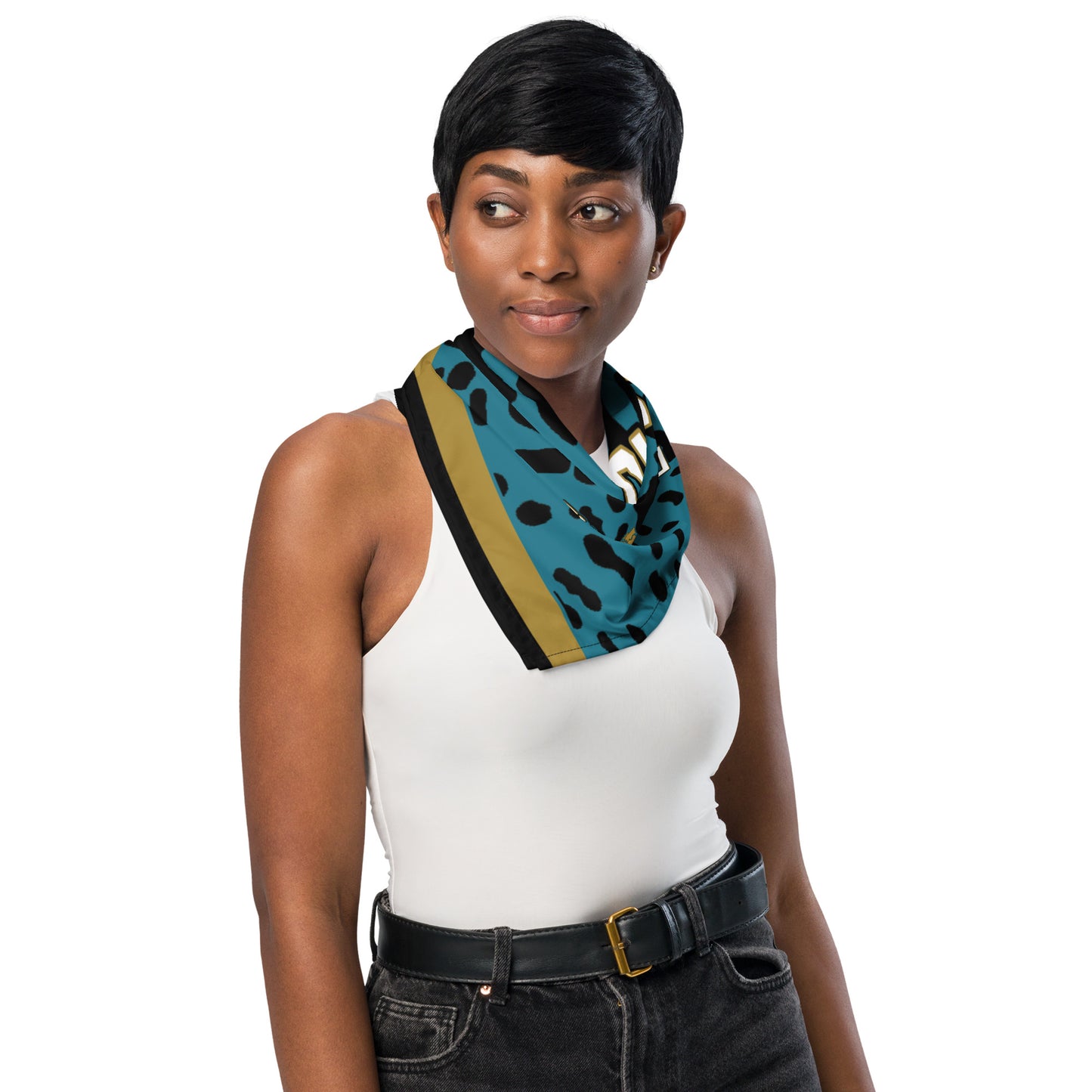 Teal Jags Bandana