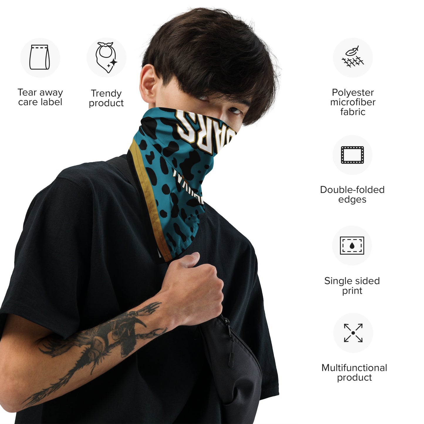 Teal Jags Bandana