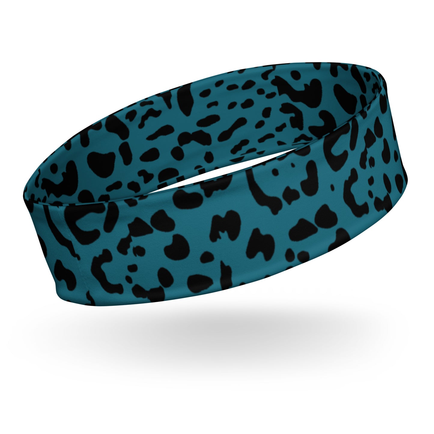Teal Rosette Headband