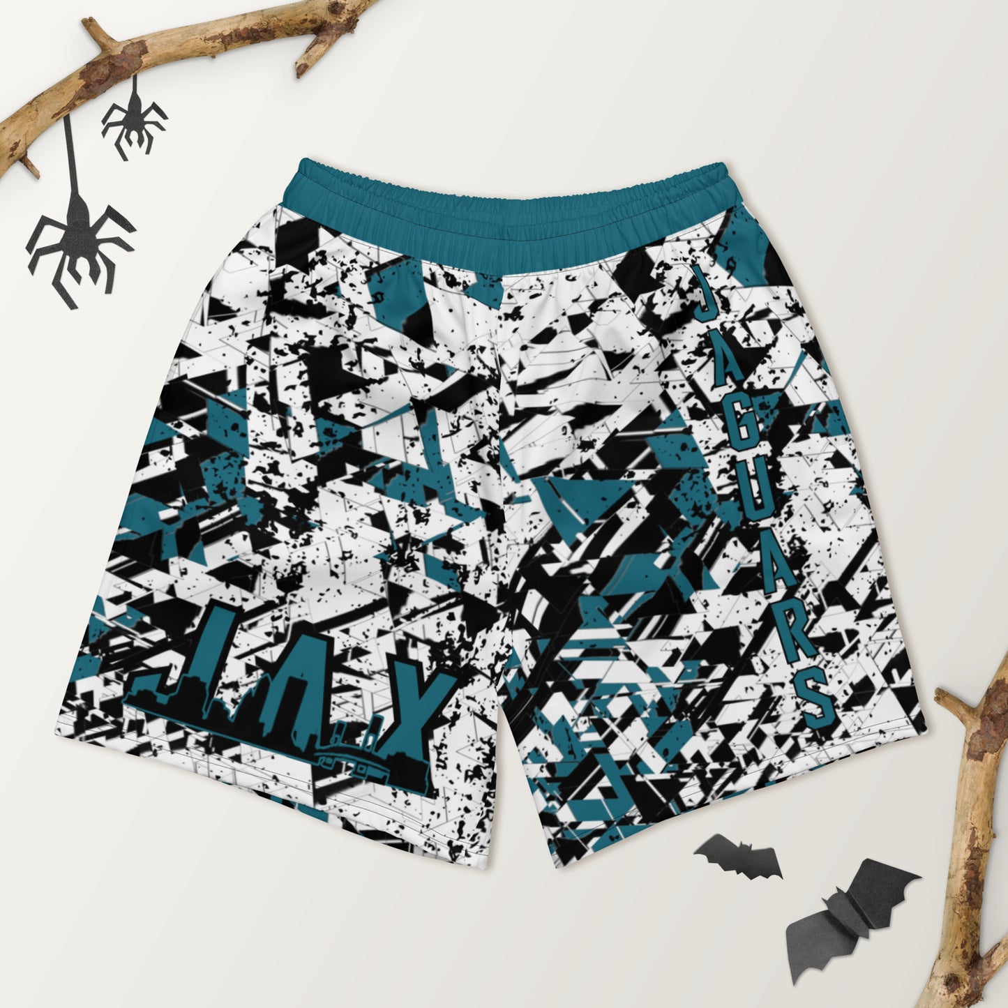 JAGS White Athletic Shorts