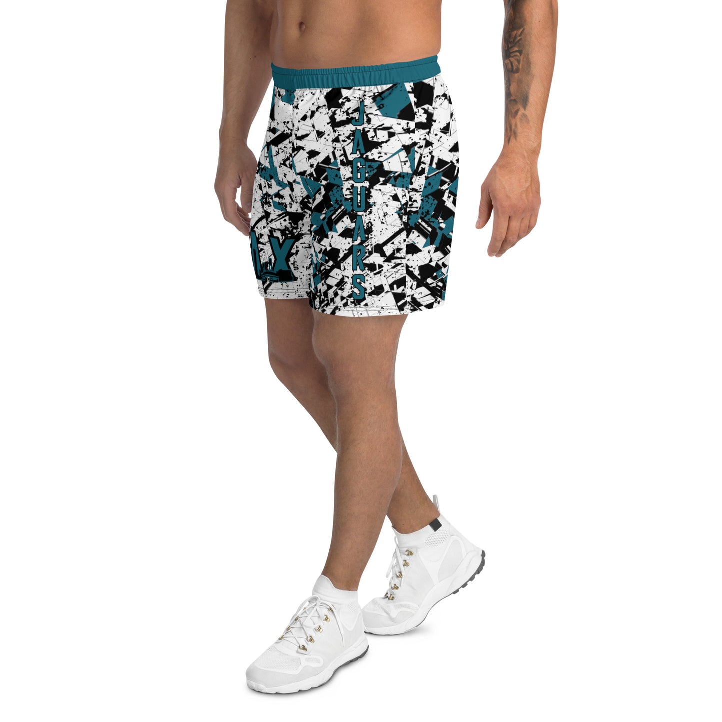 JAGS White Athletic Shorts