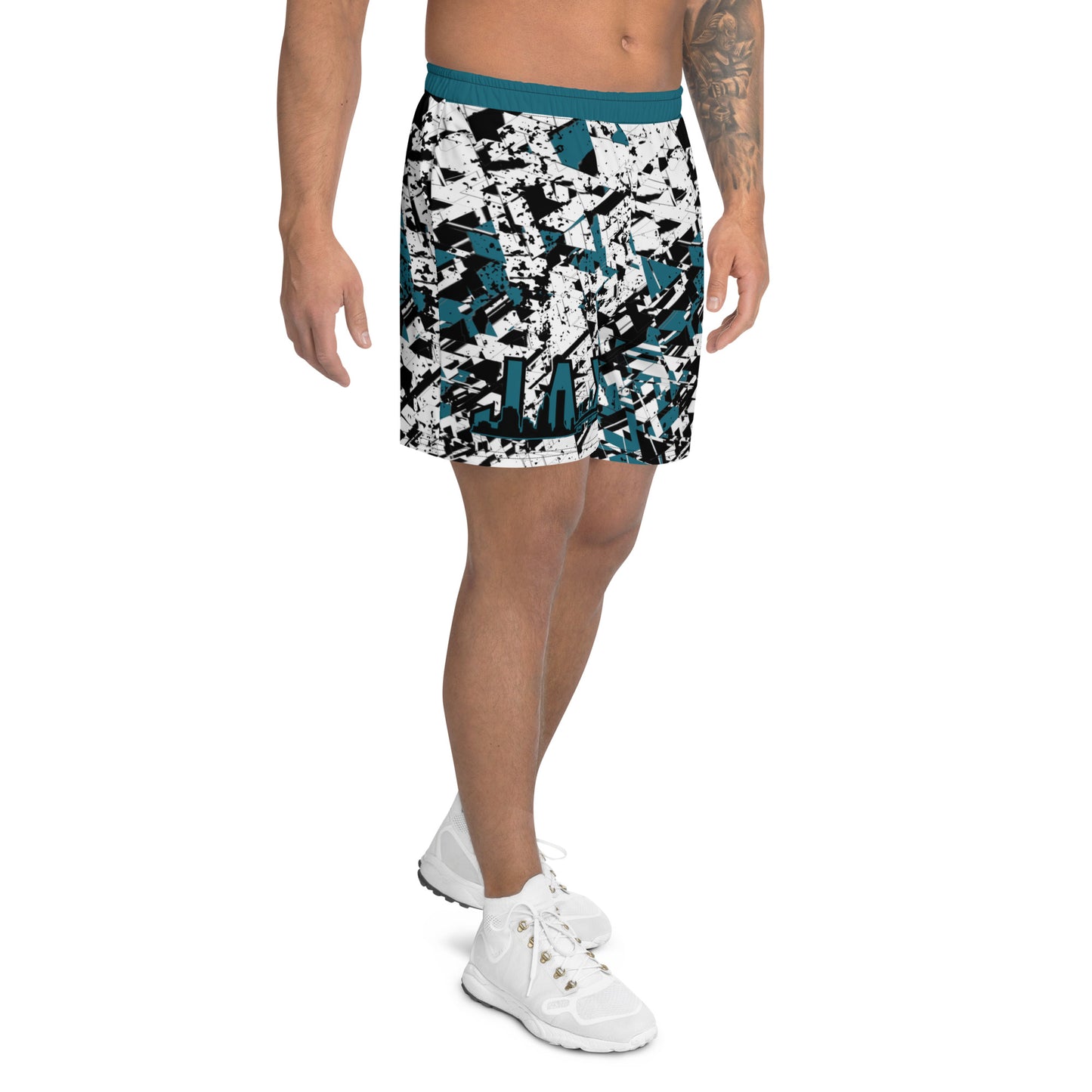 JAGS White Athletic Shorts