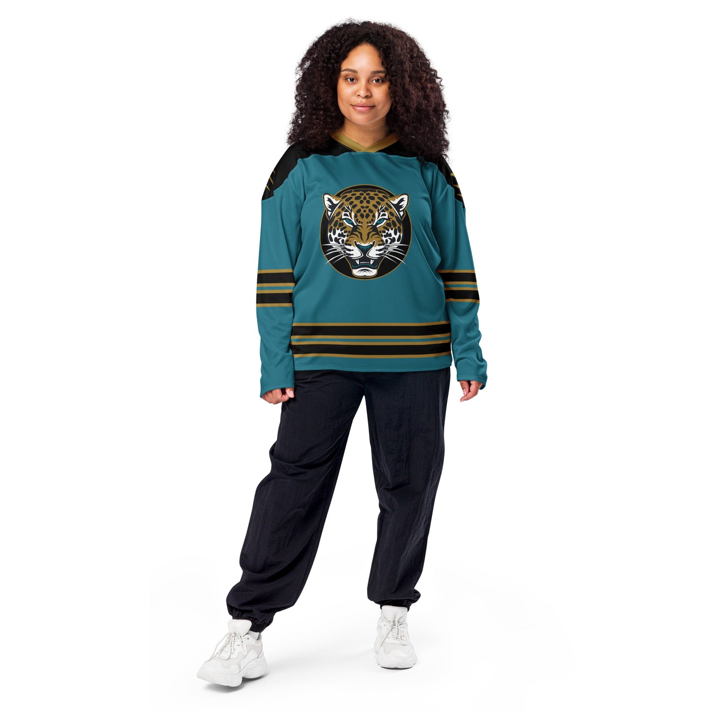 Jaguars Hockey Style Jersey - Teal