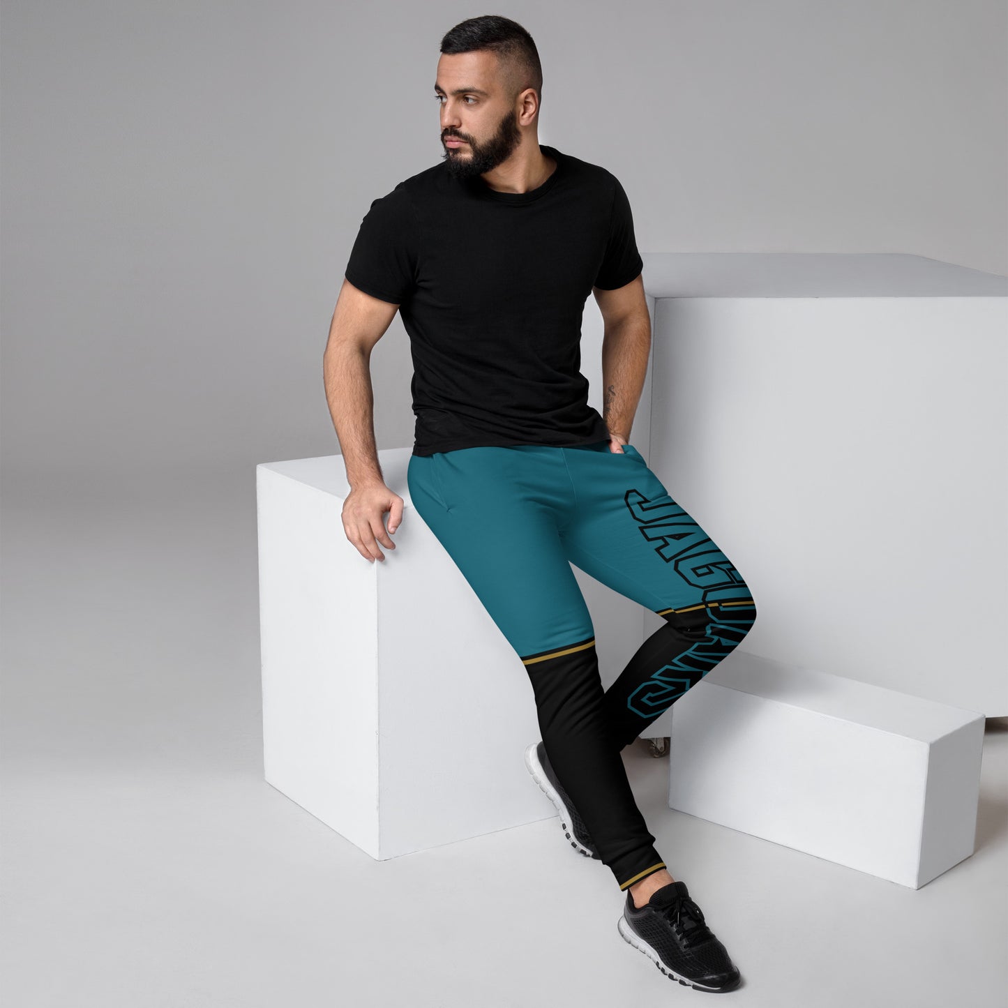 Jaguars Men's Joggers - Teal/Black
