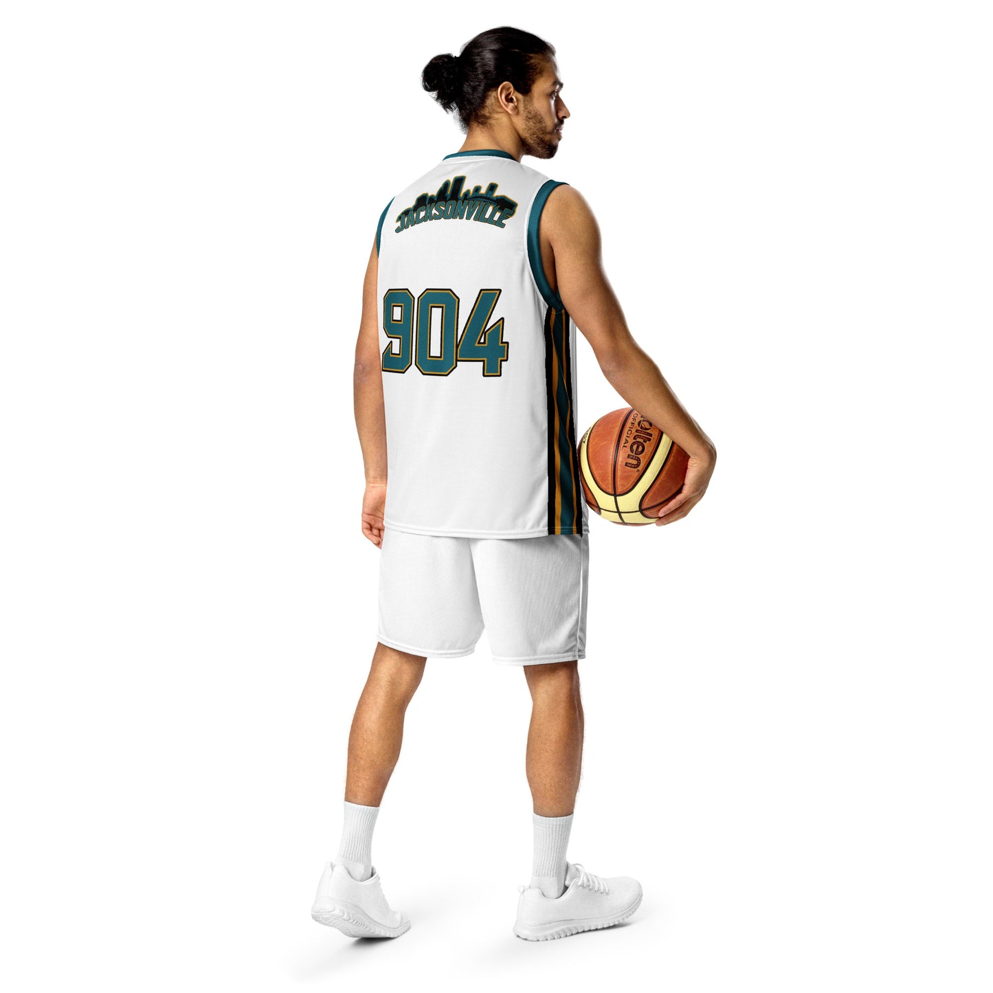 Duval Vibes White Basketball Jersey