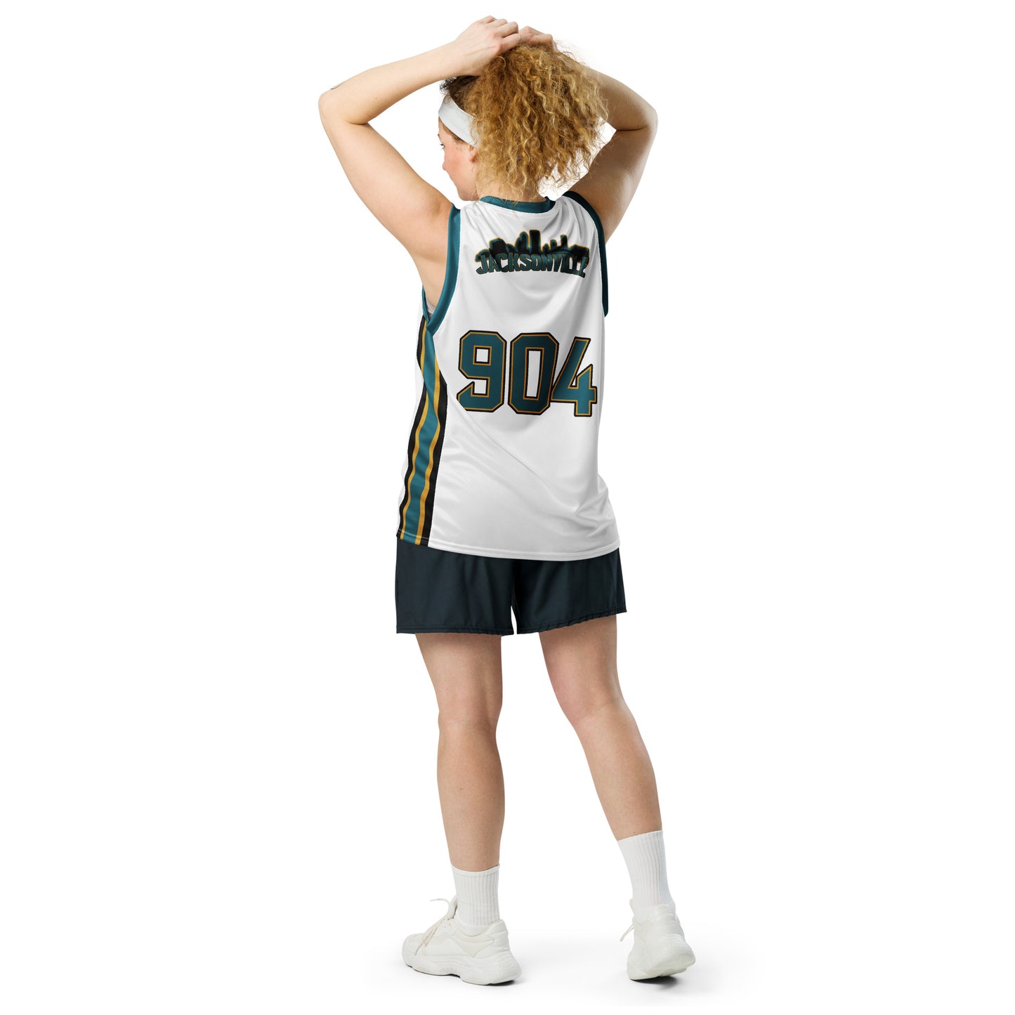 Duval Vibes White Basketball Jersey