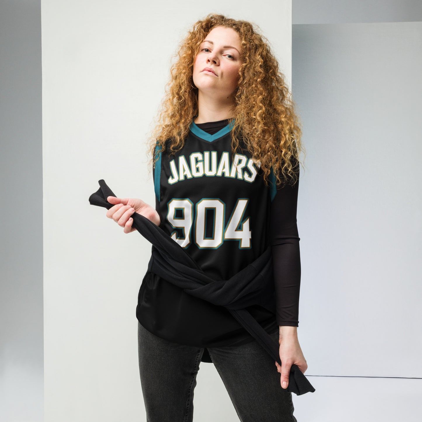 DUUUVAL Black Basketball Jersey