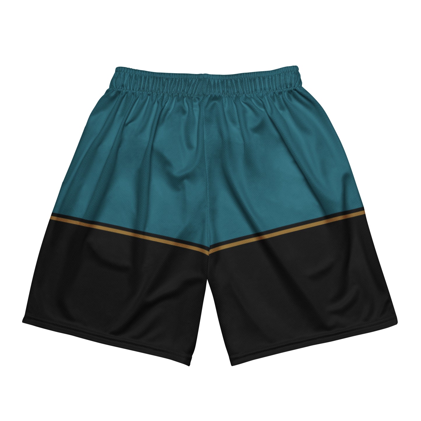 JAGS Black and Teal Mesh Shorts - Unisex