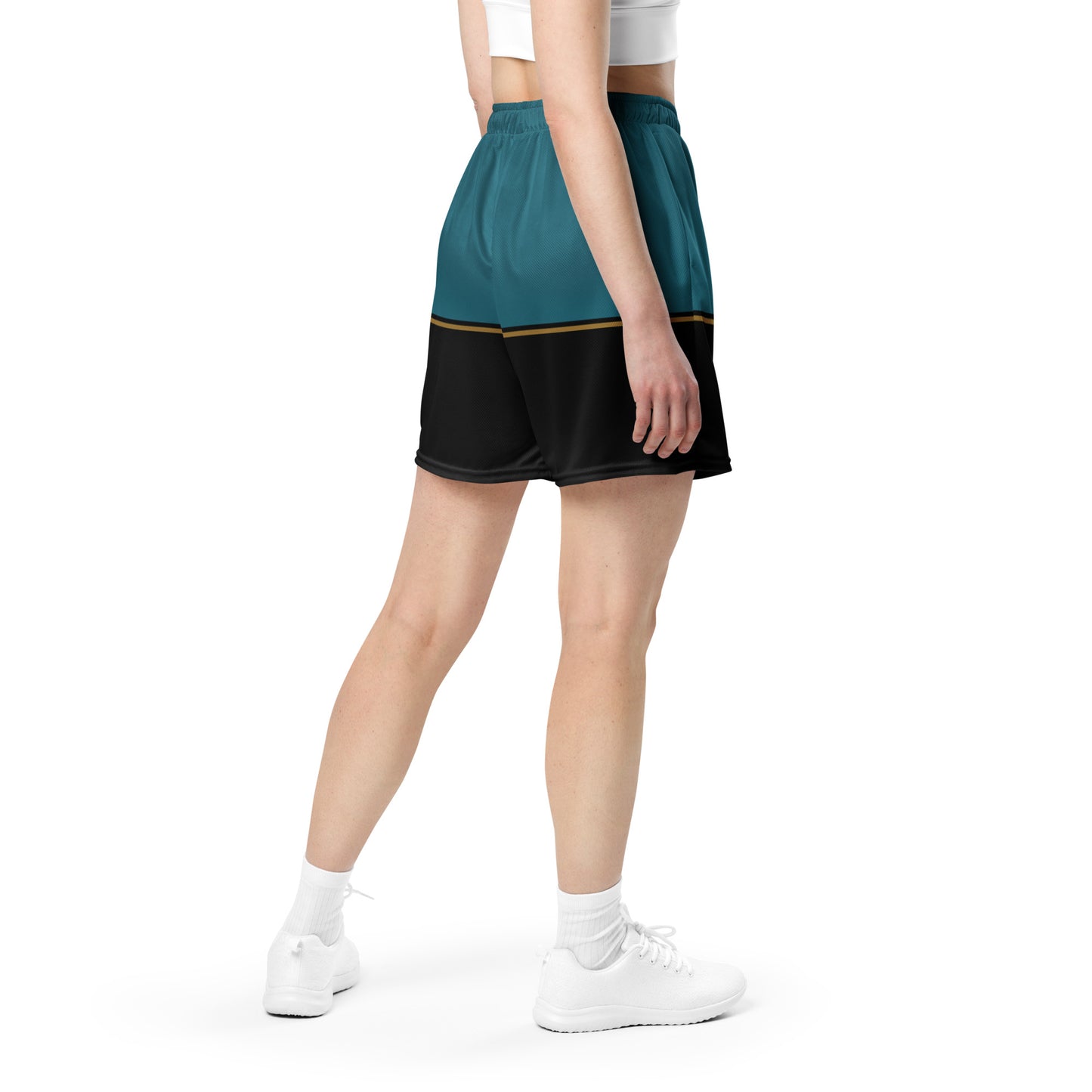 JAGS Black and Teal Mesh Shorts - Unisex