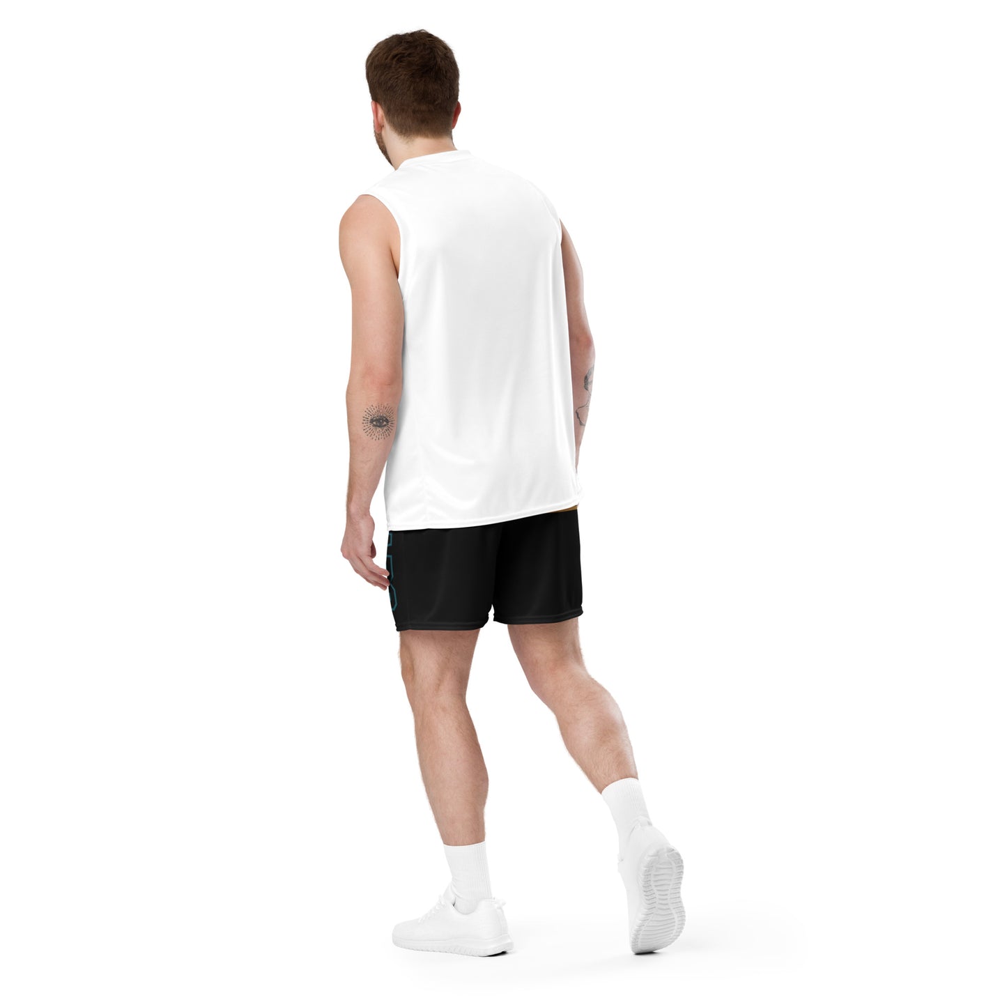 JAGS Black and Teal Mesh Shorts - Unisex