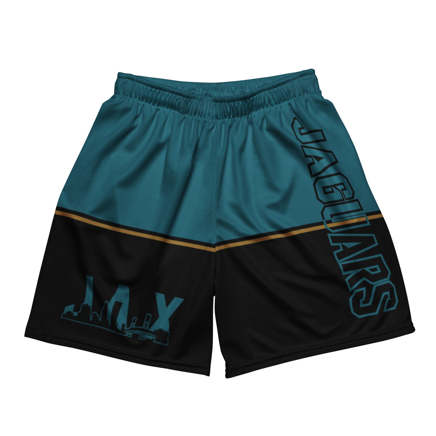 JAGS Black and Teal Mesh Shorts - Unisex