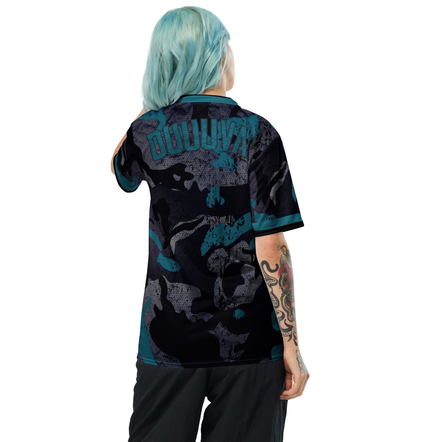 JAX Teal Camo Sports Jersey