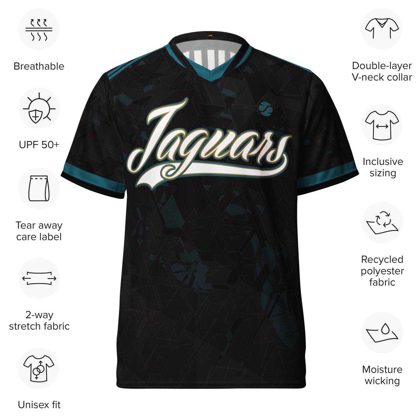JAX 904 Black Sports Jersey