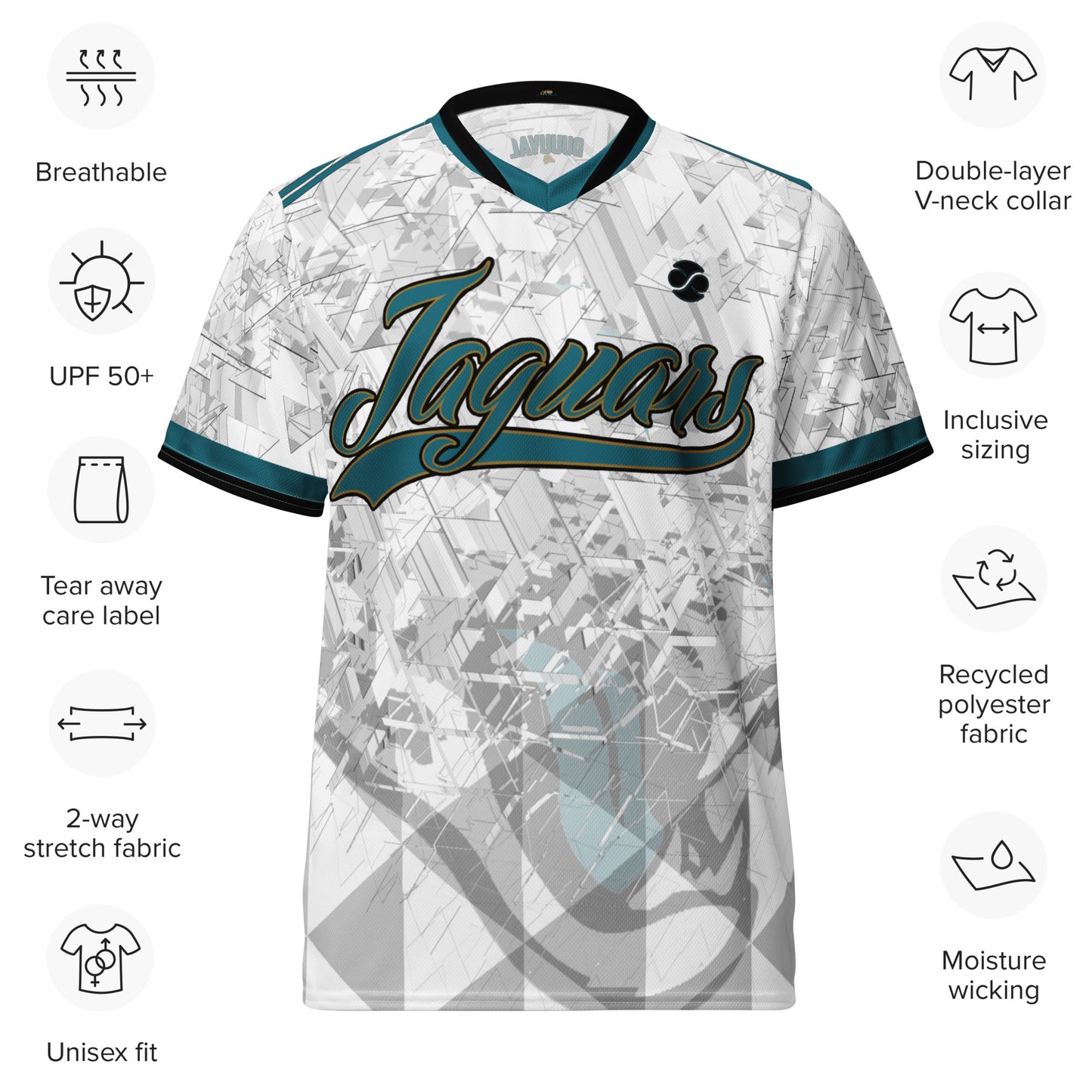 JAX White Sports Jersey