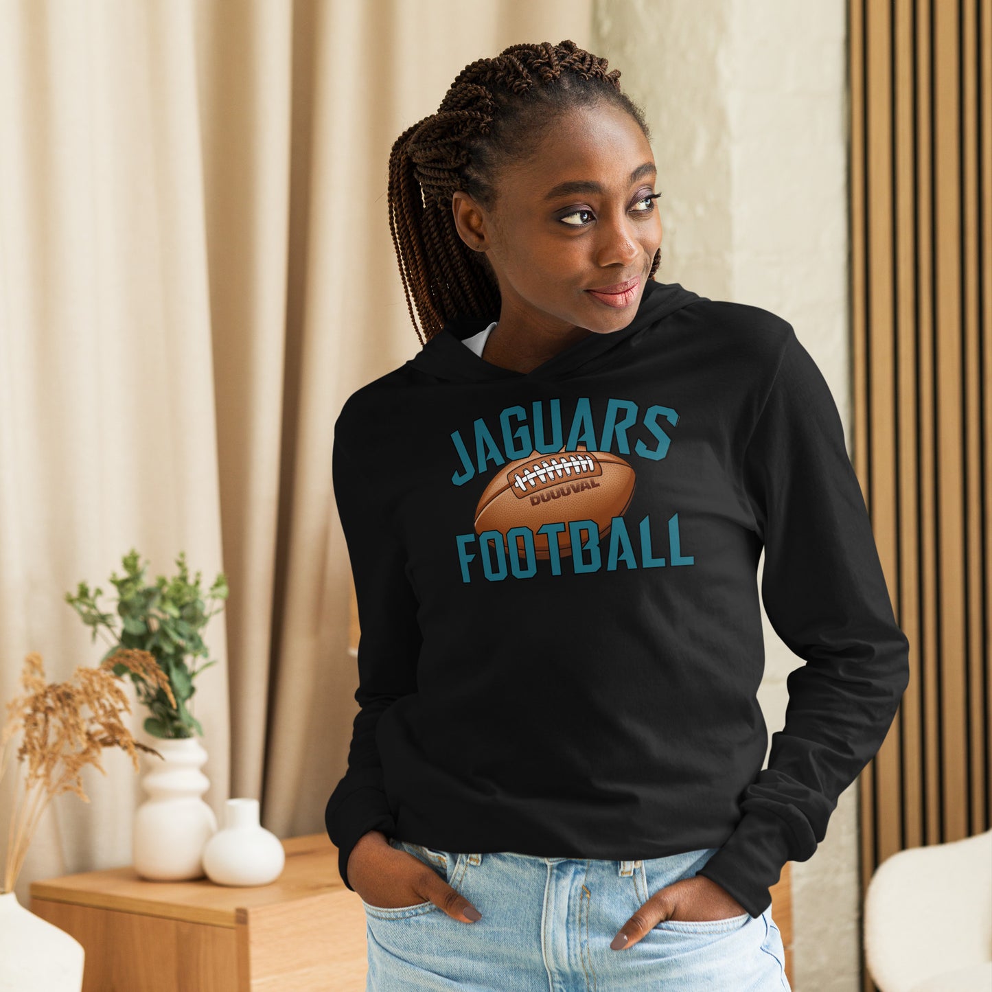 Jaguars Gameday Hooded Long Sleeve Unisex Tee