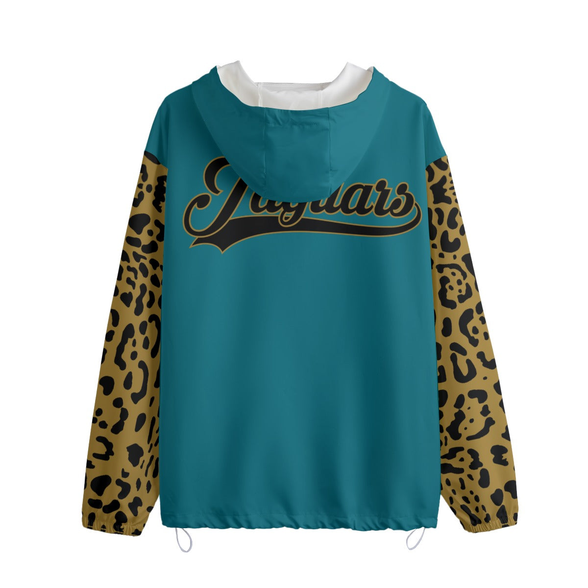 Duval Famous Teal 1/2 Zip Hooded Pullover