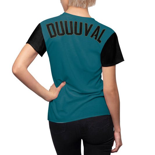 Women's DUUUVAL Teal Tee