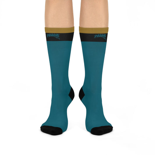 Teal Crew Socks