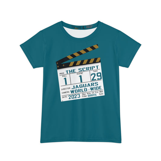 The Script Women's Teal Tee