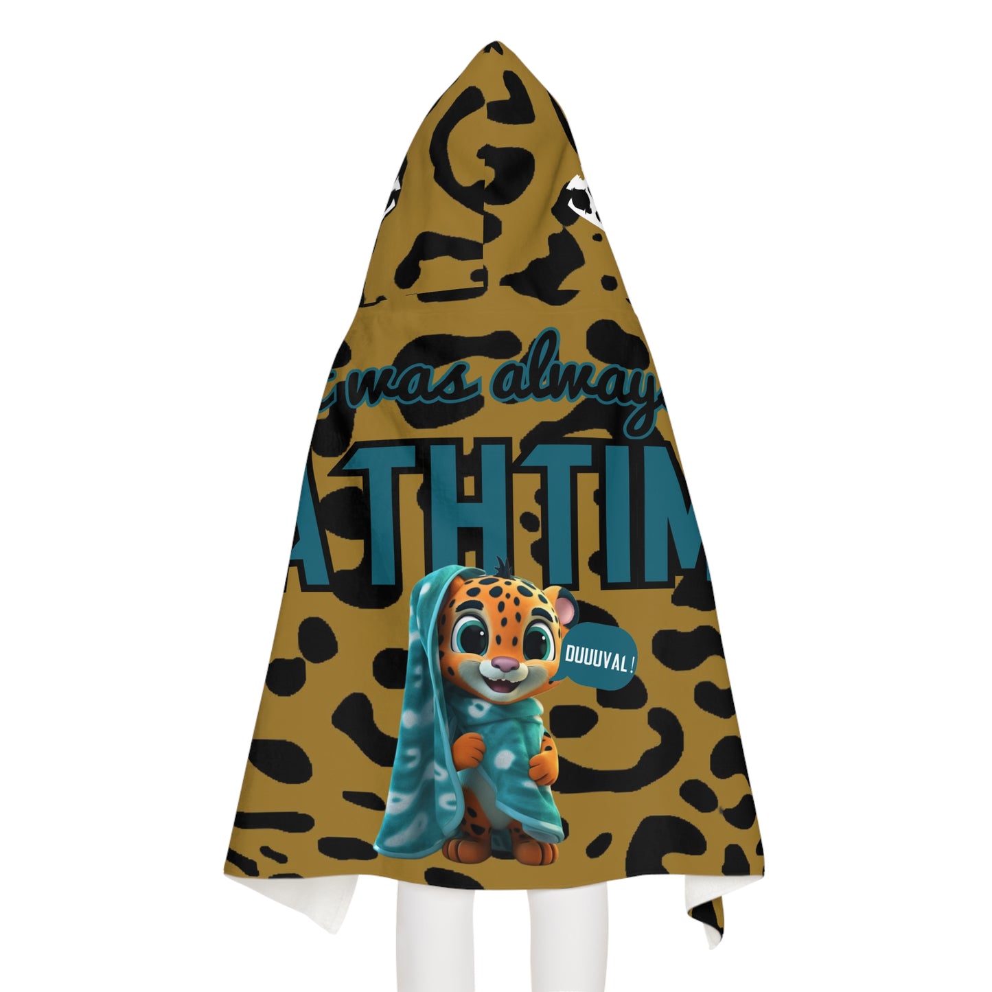 The Jaguar Kids Hooded Towel