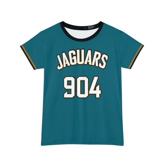 Jaguars Women's Teal Jersey Tee