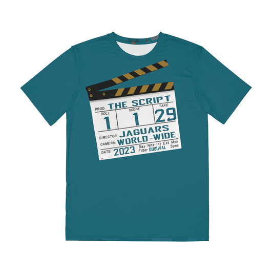 The Script Men's Teal Tee