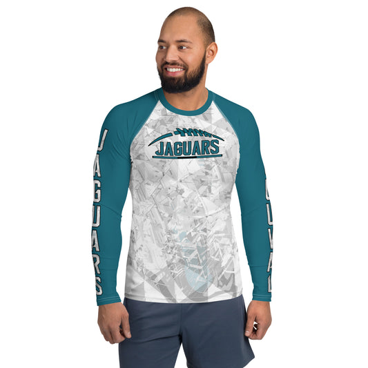 Jags White/Teal Slim-fit Sunshirt