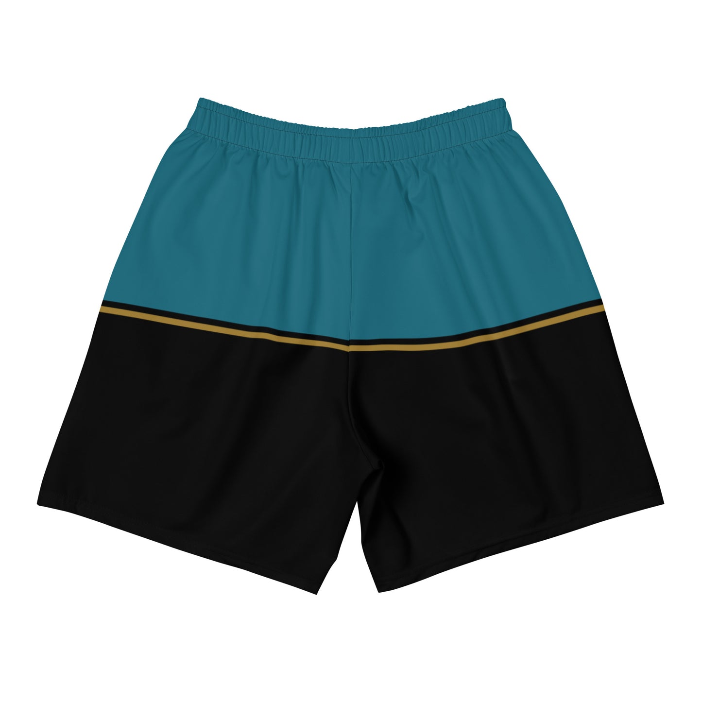 JAX Teal and Black Athletic Shorts