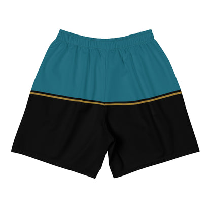 JAX Teal and Black Athletic Shorts