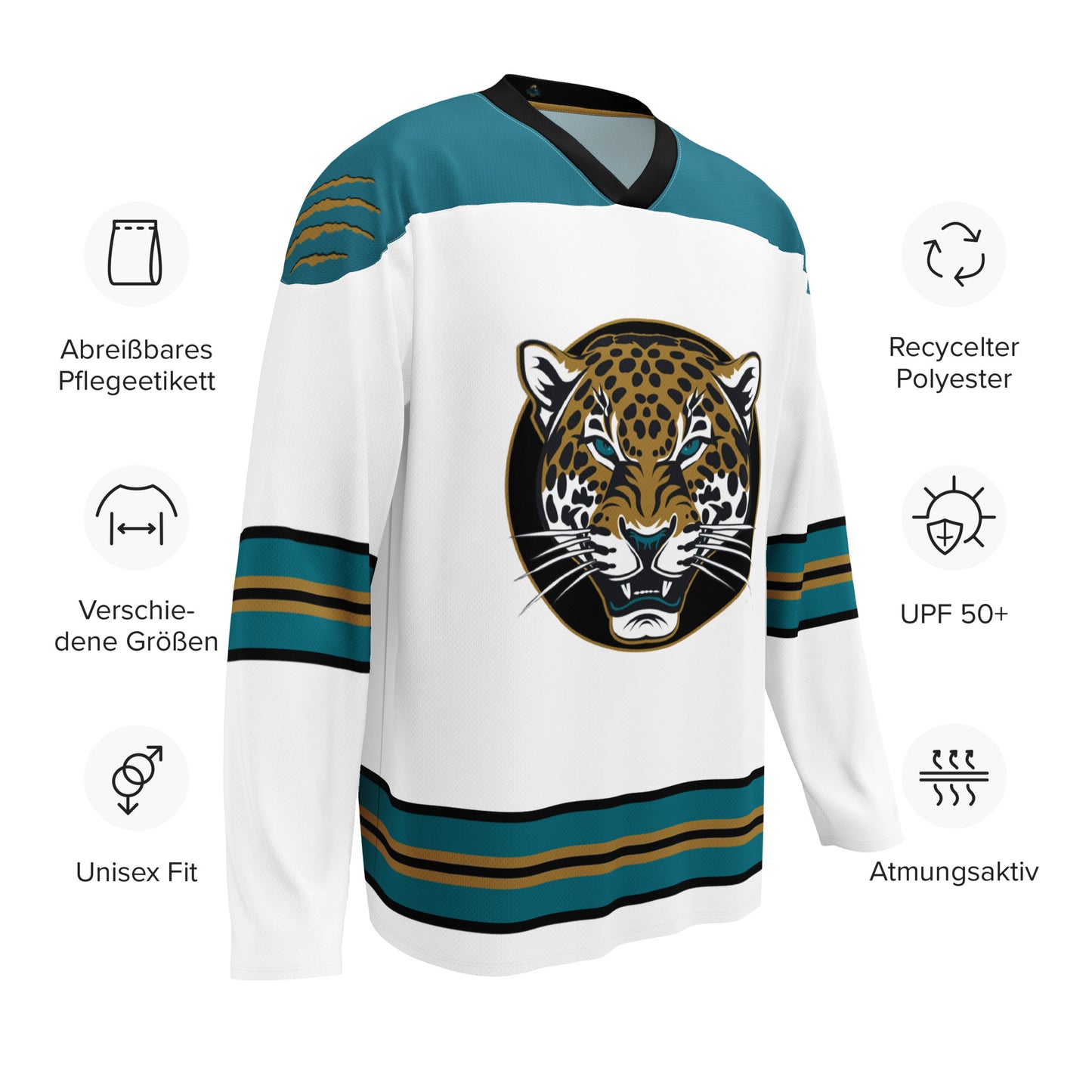 Jaguars Hockey Style Jersey - White