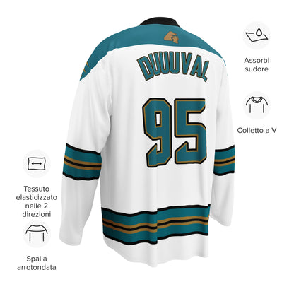 Jaguars Hockey Style Jersey - White