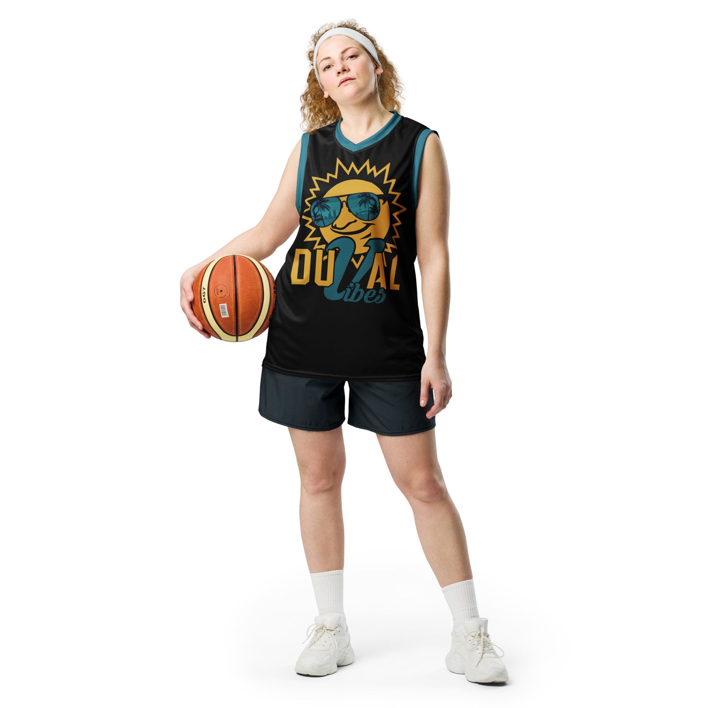 Duval Vibes Black Basketball Jersey