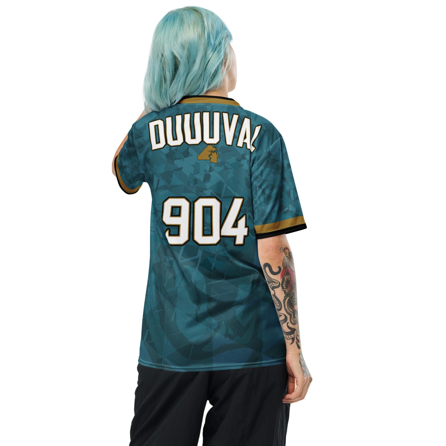 JAX 904 Teal Sports Jersey