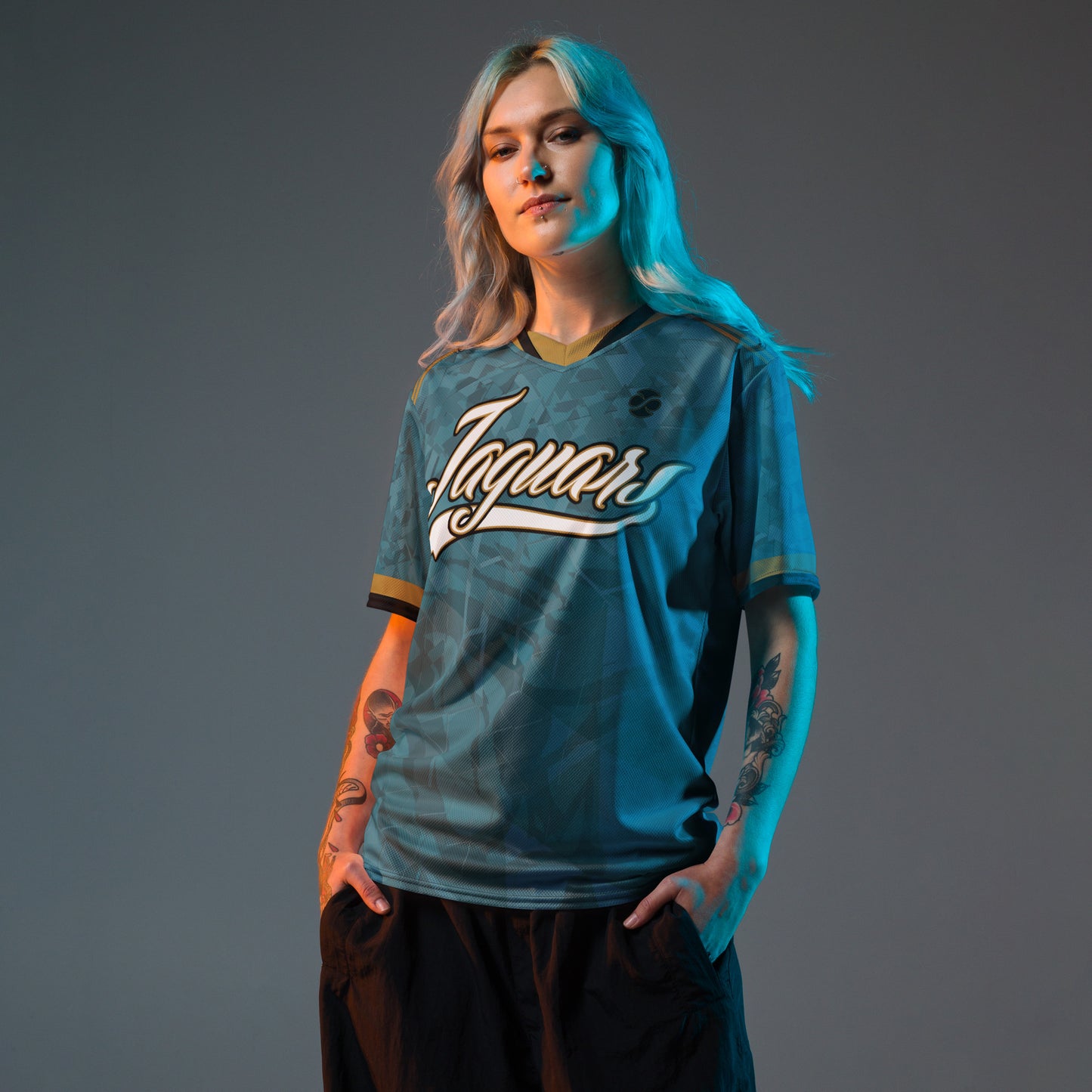 JAX 904 Teal Sports Jersey