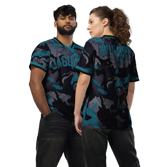 JAX Teal Camo Sports Jersey