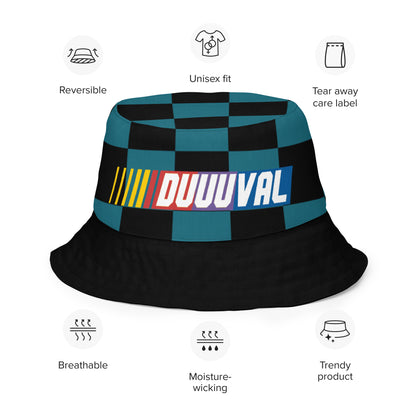 DUUUVAL Speedway Reversible Bucket Hat